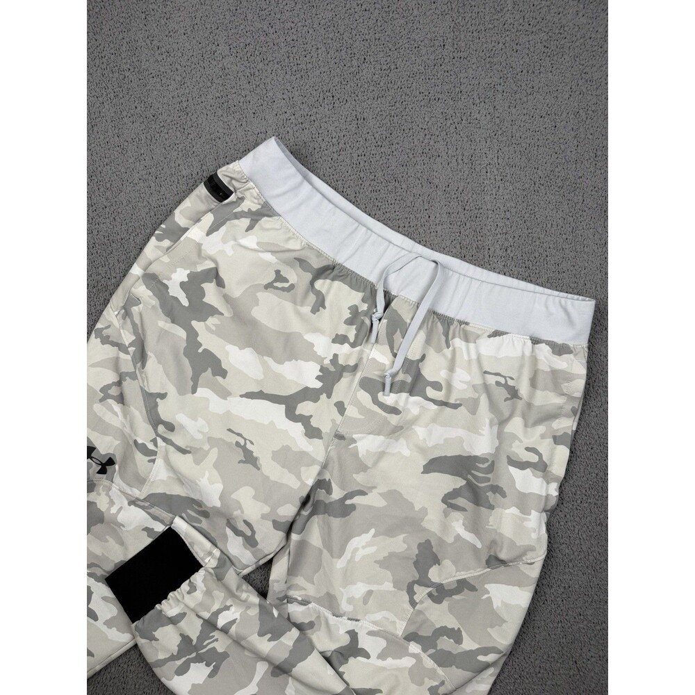Under Armour Pants Mens XL Black Gray Camo Unstoppable Joggers UA Training - Picture 1 of 10